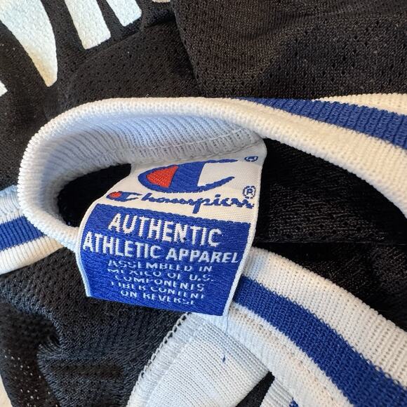 PENNY HARDAWAY Orlando Magic #1 Jersey Black Vintage 90s Champion Men Sz 48 USA - Picture 4 of 5